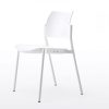 Silla Visita Step Kyos , estructura color negro, gris y Cromada en todas sus versiones