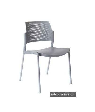 Silla Visita Step Kyos , estructura color negro, gris y Cromada en todas sus versiones