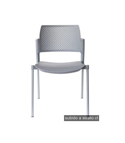 Silla Visita Step Kyos , estructura color negro, gris y Cromada en todas sus versiones