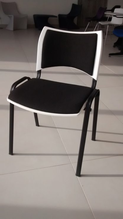silla smart tapizada negra