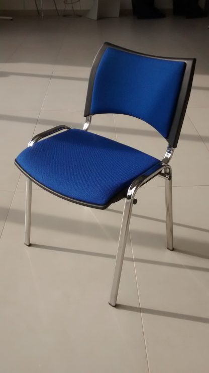 silla smart tapizada azul