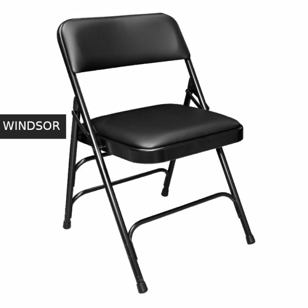 silla plegable WINDSOR negra