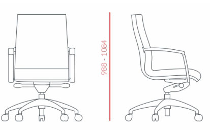 dimensiones sillón director