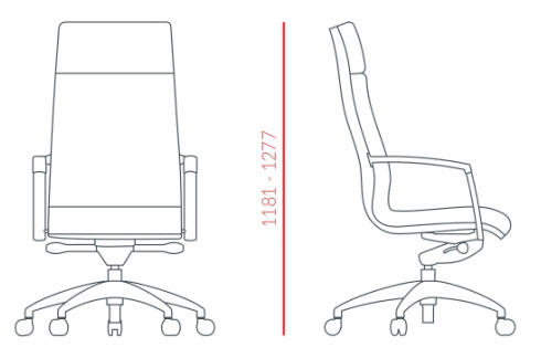 Dimensiones sillón presidente