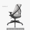 silla oficina bix blanca de atras silla oficina bix blanca de atras