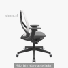 silla oficina bix blanca de lado silla oficina bix blanca de lado