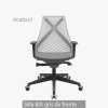 silla oficina bix gris de frente silla oficina bix gris de frente