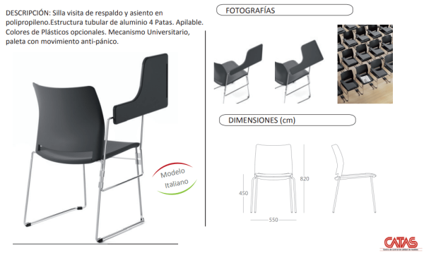 silla alpha ficha silla alpha universitaria