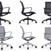 silla flay negra y gris flay negra y gris