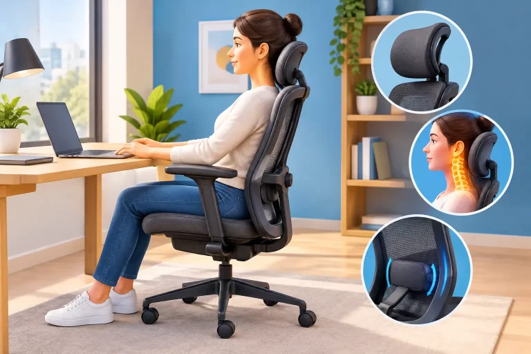 Cómo elegir silla oficina con soporte cervical