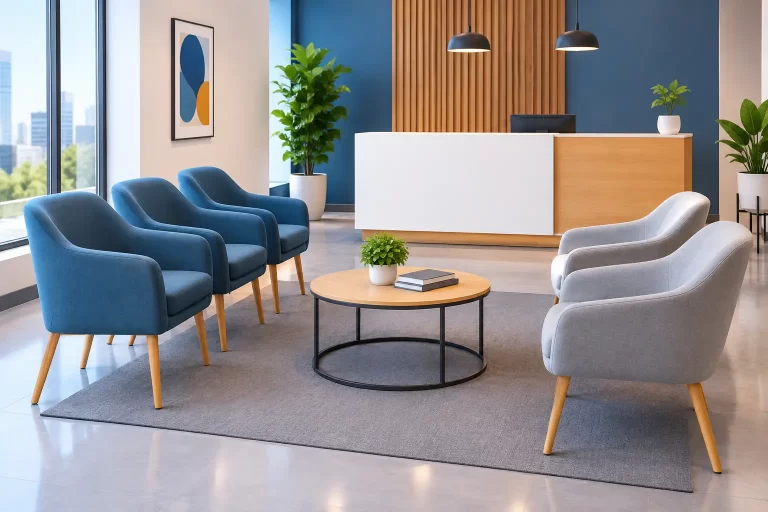 Cómo elegir sillas de recepción para oficina