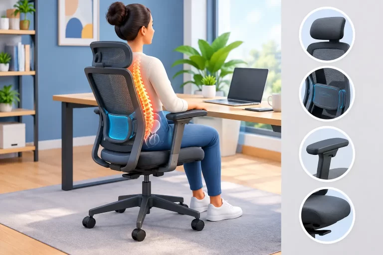 Silla de oficina para dolor lumbar: cómo elegir
