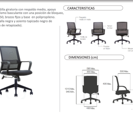 Sillas Ergonómicas de Oficina 1 Sillas Ergonómicas de Oficina 1